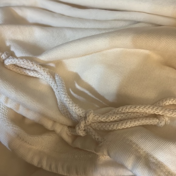 Zara -🤍🤍🤍Cropped Drawstring Sweatshirt Hoodie- Size Large - NWT - Picture 3 of 4